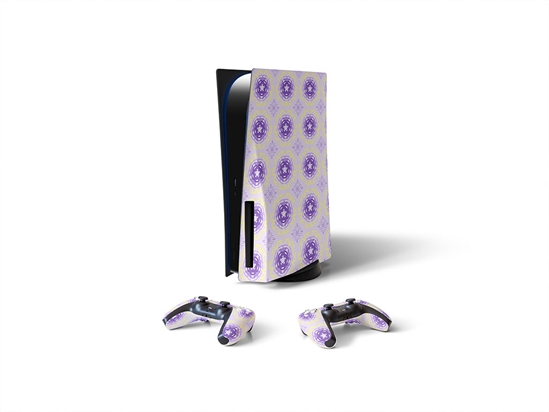 Iris Spotlights Art Deco Sony PS5 DIY Skin