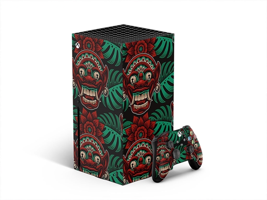 Bali Mask Japanese XBOX DIY Decal