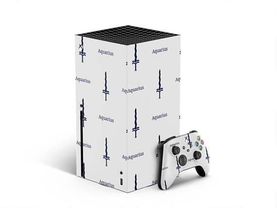 Aquarius Swords Astrology XBOX DIY Decal