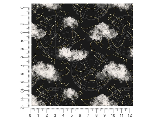 Cloudy Constellations Astrology 1ft x 1ft Craft Sheets
