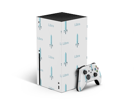 Libra Swords Astrology XBOX DIY Decal