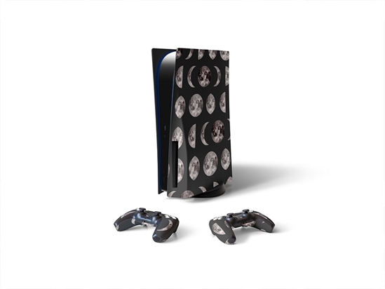 Phasing Moons Astrology Sony PS5 DIY Skin