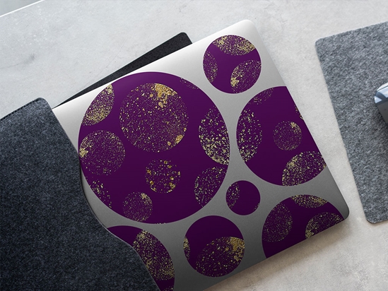 Planetary Purple Astrology DIY Laptop Stickers