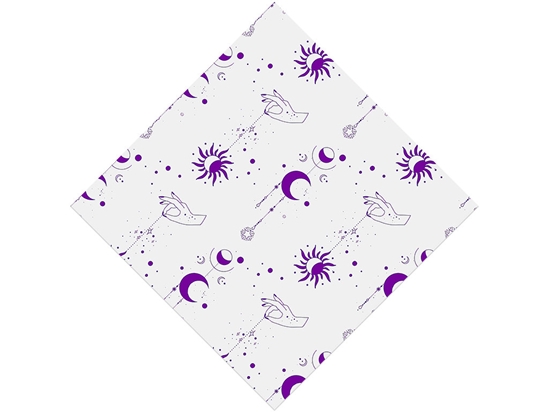 Purple Suns Astrology Vinyl Wrap Pattern