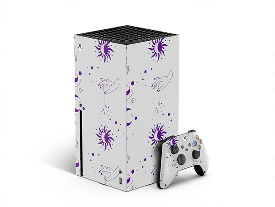 Purple Suns Astrology XBOX DIY Decal