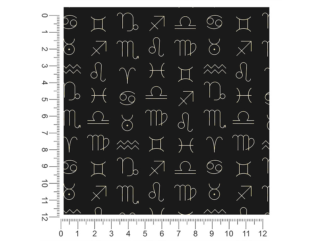 Stellar Symbols Astrology 1ft x 1ft Craft Sheets