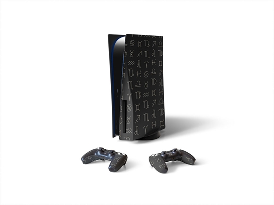 Stellar Symbols Astrology Sony PS5 DIY Skin