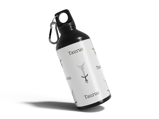 Taurus Swords Astrology Water Bottle DIY Stickers