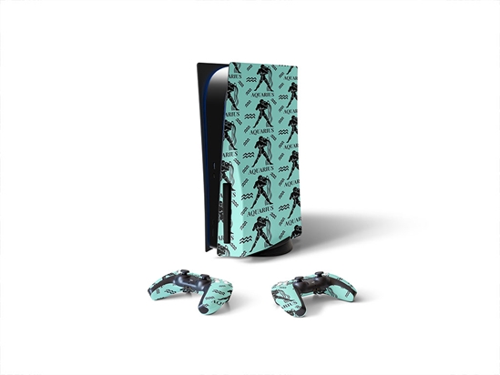 Water Bearer Astrology Sony PS5 DIY Skin