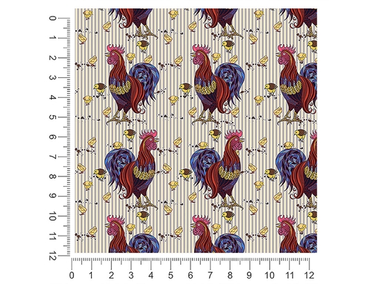 Cocks Walk Bird 1ft x 1ft Craft Sheets