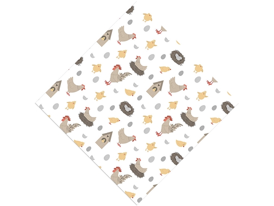 Egg Production Birds Vinyl Wrap Pattern