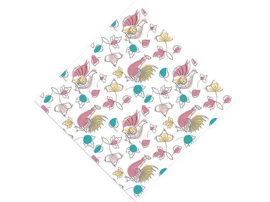 Fashionable Fellas Birds Vinyl Wrap Pattern