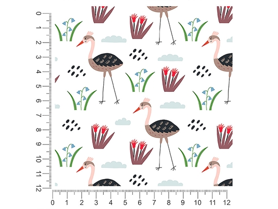 Springtime Strut Bird 1ft x 1ft Craft Sheets