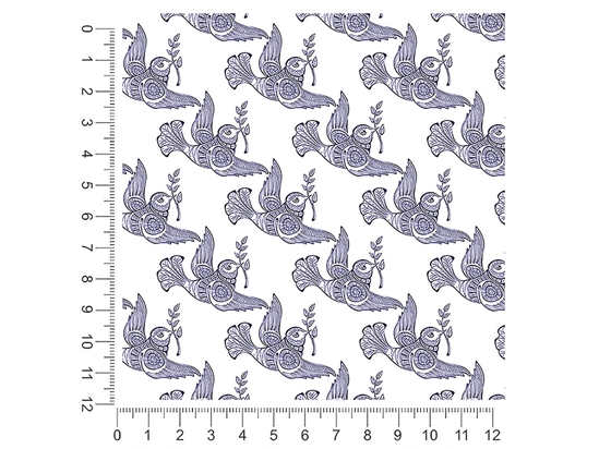 Barbary Tessellations Bird 1ft x 1ft Craft Sheets