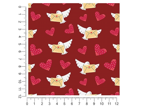 Chaste Love Bird 1ft x 1ft Craft Sheets