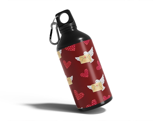 Chaste Love Bird Water Bottle DIY Stickers