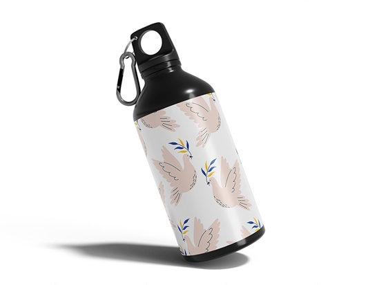 Hopeful Flight Bird Water Bottle DIY Stickers