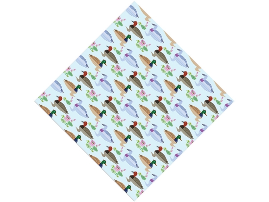 Mulling Mallards Birds Vinyl Wrap Pattern