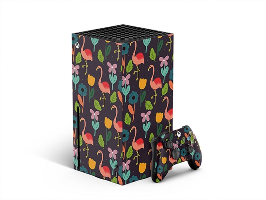 Flower Fun Bird XBOX DIY Decal