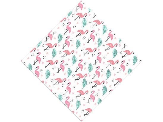 Pink Love Birds Vinyl Wrap Pattern