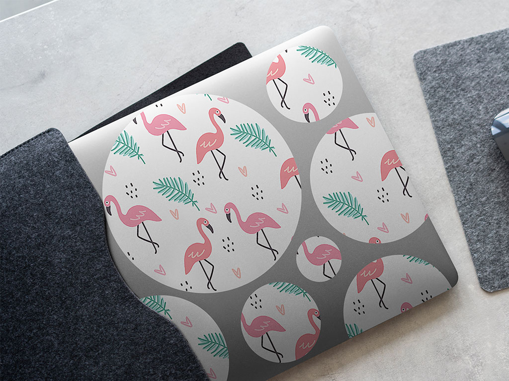 Pink Love Bird DIY Laptop Stickers