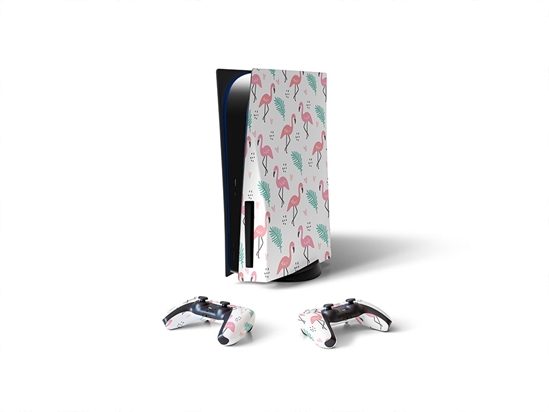 Pink Love Bird Sony PS5 DIY Skin