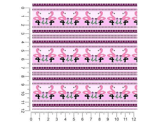 Pixelated Ibis Bird 1ft x 1ft Craft Sheets