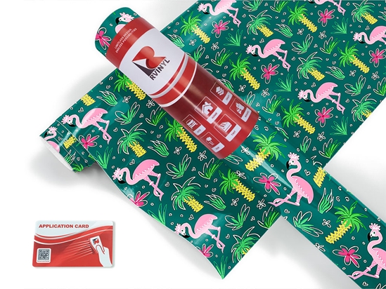 Tepid Tropics Bird Craft Vinyl Roll