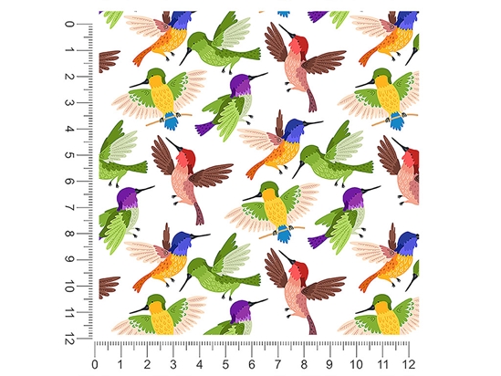 Rainbow Family Bird 1ft x 1ft Craft Sheets