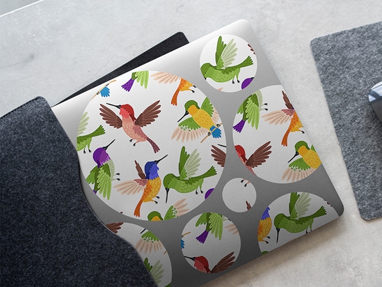 Rainbow Family Bird DIY Laptop Stickers