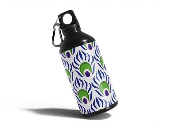 Artful Plumes Bird Water Bottle DIY Stickers