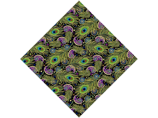 Royal Attire Birds Vinyl Wrap Pattern