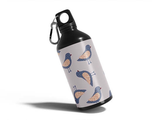 Crosswalk Wait Bird Water Bottle DIY Stickers