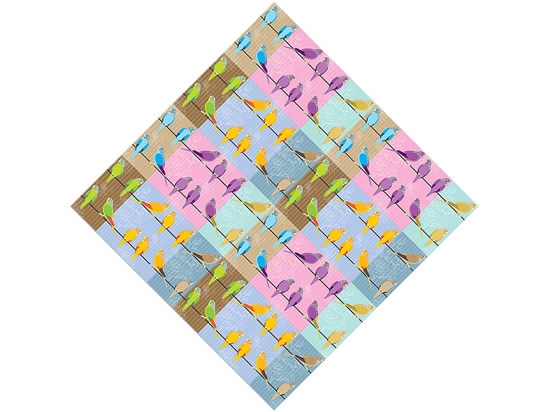 Line Busy Birds Vinyl Wrap Pattern