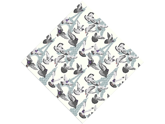 Parisian Urbanites Birds Vinyl Wrap Pattern