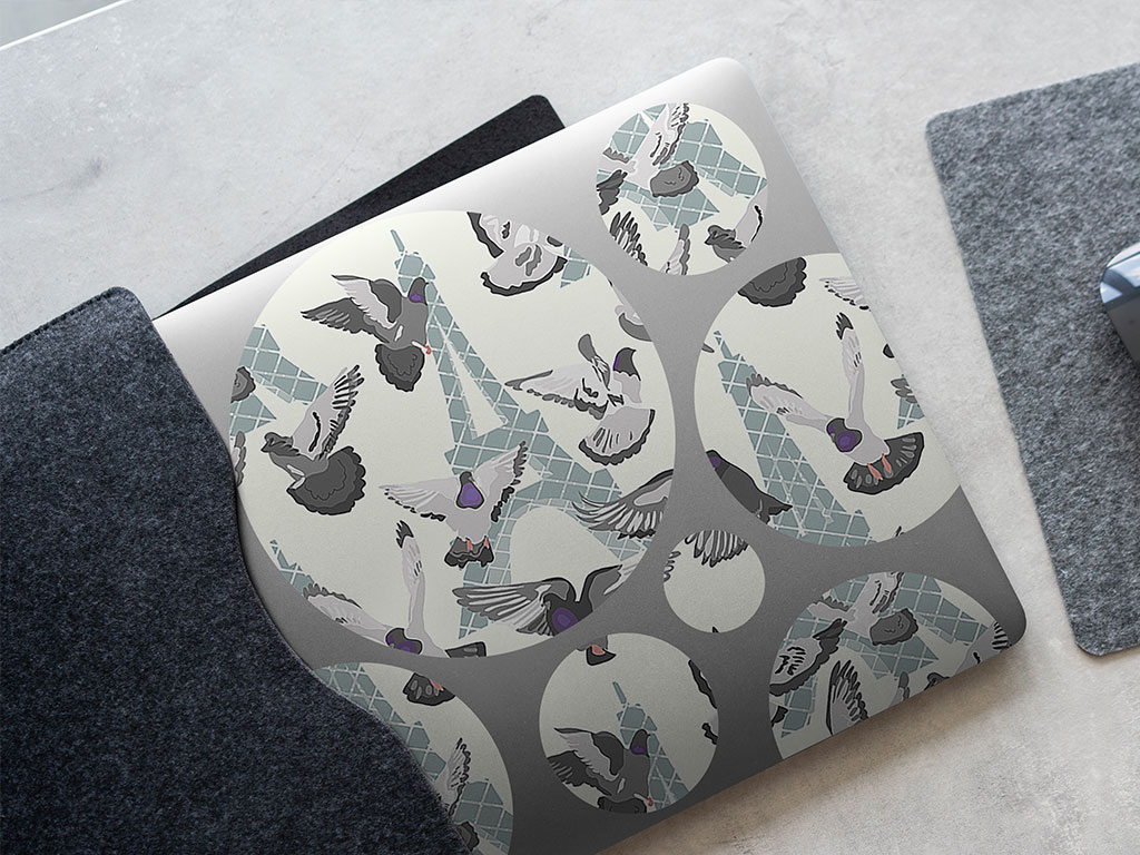 Parisian Urbanites Bird DIY Laptop Stickers