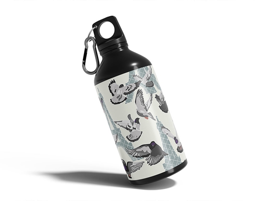 Parisian Urbanites Bird Water Bottle DIY Stickers