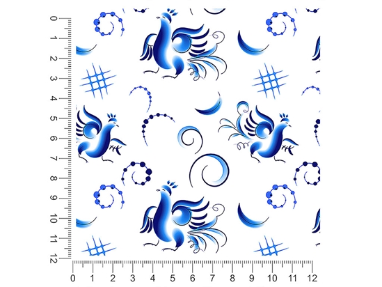 True Blue Bird 1ft x 1ft Craft Sheets