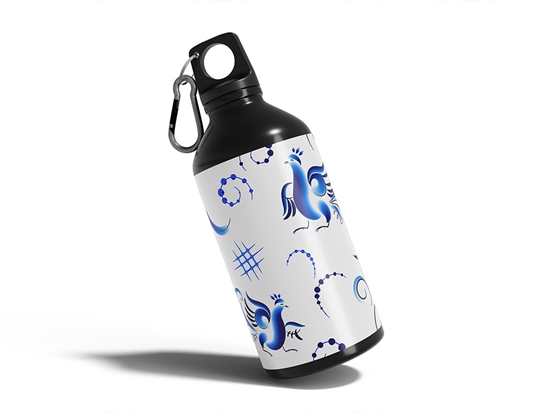 True Blue Bird Water Bottle DIY Stickers