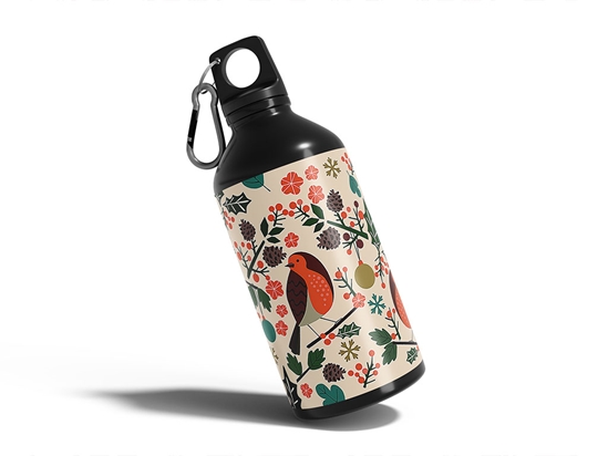 Branch Observations Bird Water Bottle DIY Stickers