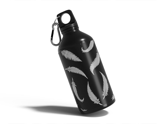 Sharp Feathers Bird Water Bottle DIY Stickers