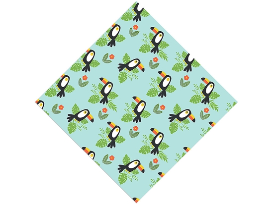 Happy Tropics Birds Vinyl Wrap Pattern