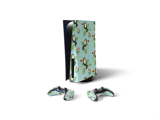 Happy Tropics Bird Sony PS5 DIY Skin