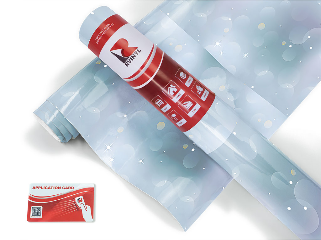 Winter Crisp Bokeh Craft Vinyl Roll