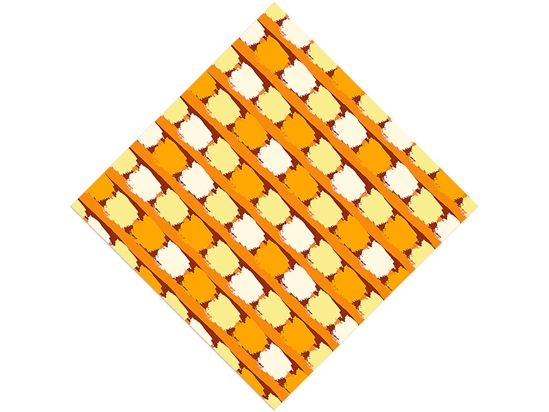 Orange  Brick Vinyl Wrap Pattern