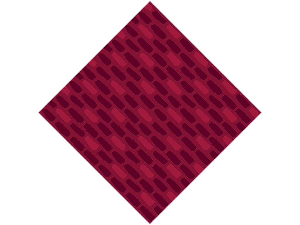 Rosewood Pink Brick Vinyl Wrap Pattern