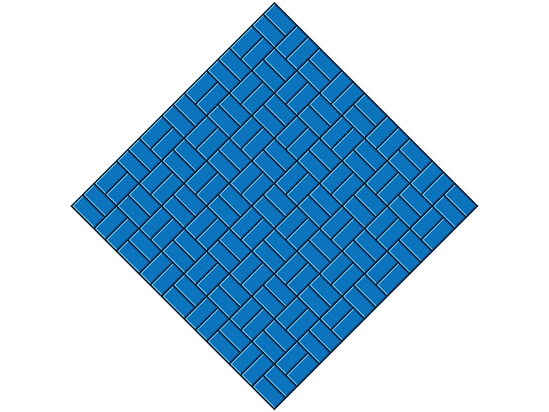 Blue  Brick Vinyl Wrap Pattern