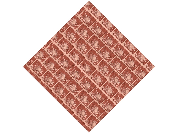 Burnt Orange Brick Vinyl Wrap Pattern
