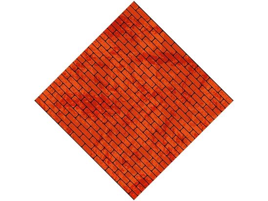 Chili Red Brick Vinyl Wrap Pattern