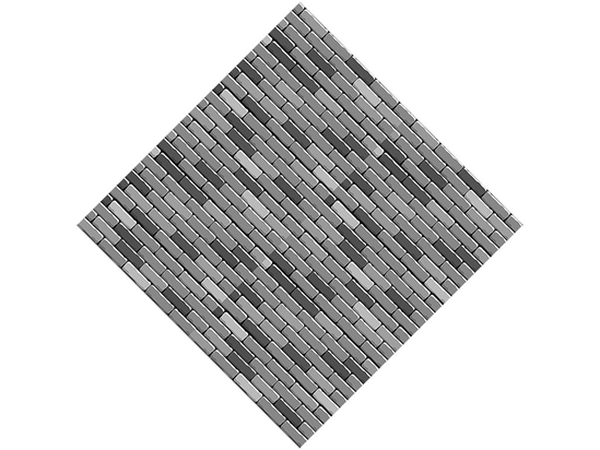 Grey  Brick Vinyl Wrap Pattern